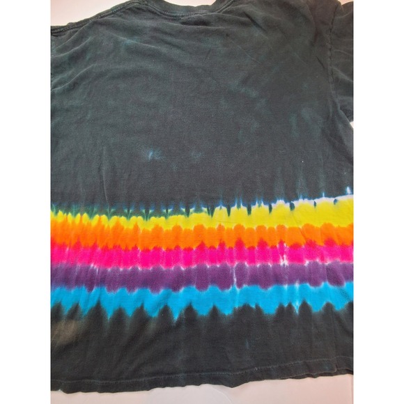 Liquid Blue Pink Floyd Dark Side of the Moon Tie Dye T Shirt XX Large - Picture 6 of 9